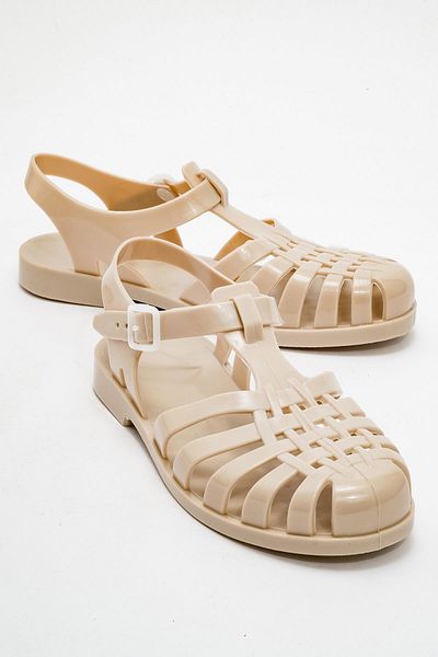 CCWAY AYAKKABI Women's Beach Sandals Beige