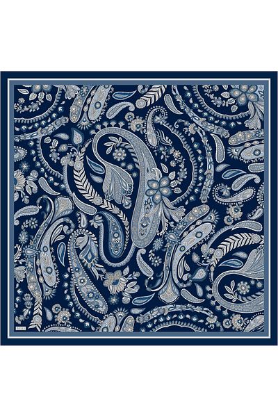 Belli Pure Silk Scarf 4111D (Twi̇ll)-55