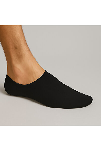 BENİSA ÇORAP 8 Pack Unisex Black Invisible Sneakers Socks