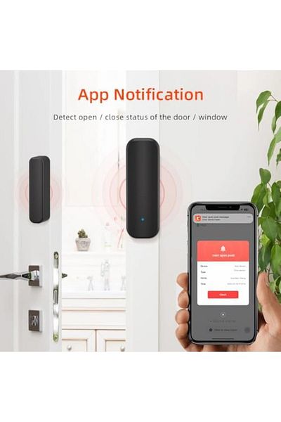 UanTii Tuya Smart Door/Window Open/Close Detector, WiFi Door Sensor, Works with Smart Life App, Work