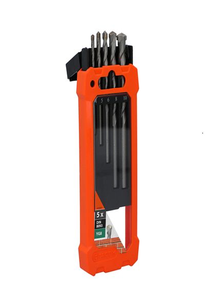 Tactix 5-Piece Concrete Drill Bit Set