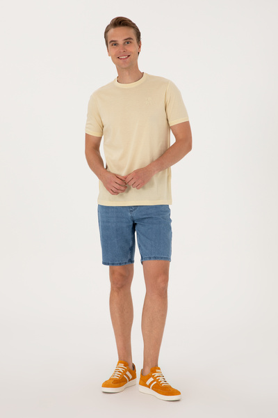 U.S. Polo Assn. Men's Blue Jean Shorts 50304411-Dn0022