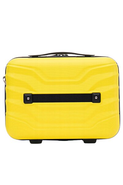 wings Geantă de călătorie Peafowl, ABS compactă, unisex, galbenă, capacitate 15L