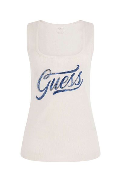 Guess Polo Neck White Women's Bustier W4Rp46K1814-G011