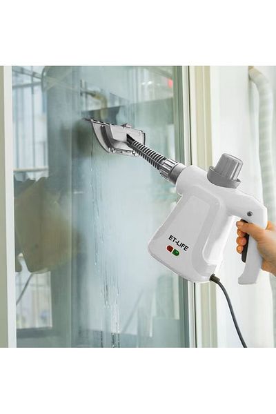 ET-LIFE Handheld Steam Cleaner, 1000W, Multipurpose Portable Steam Cleaners for Home with 9 Accessory Kit