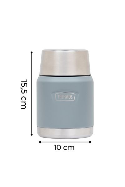 Thermos Stainless Steel 470 ml Food Thermos with Spoon – Hot and Cold Preservation and Compact Design