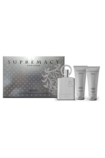 Afnan 3-piece men's perfume set, Afnan, Supremacy Silver