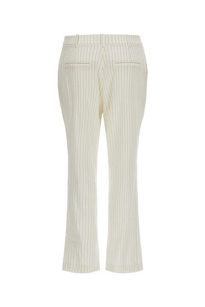 Guess Normal Waist Slim Fit White Women's Trousers W3Gb11Wfcv0S02Q