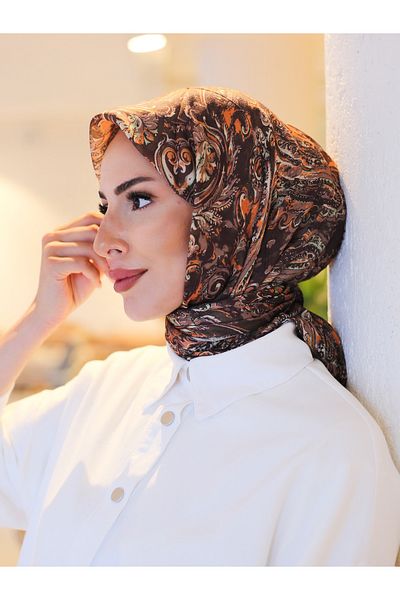 efdal şal eşarp Eșarfă din bumbac importat cu model Flora