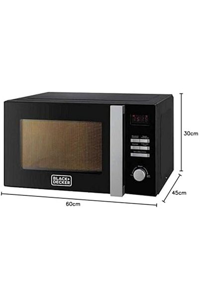 Black&Decker BLACK+DECKER 28L Combination Microwave Oven with Grill Black MZ2800PG-B5