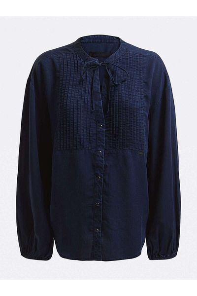 Guess Diamante Women's Denim Blouse