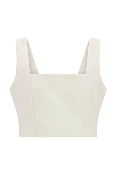 Guess Bebe Collar Off-White Women's Blouse 4Ggh447078A-G1Cr