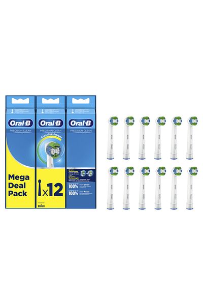 Oral-B Set of 12 Refills Oral-B Precision Clean, Clean Maximizer