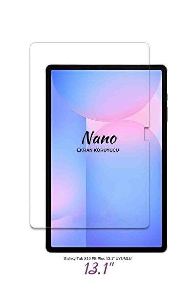 Fuchsia Galaxy Tab S10 FE Plus Uyumlu 13.1 inç Fuchsia Nano Ekran Koruyucu Ultra İnce Screen Protector