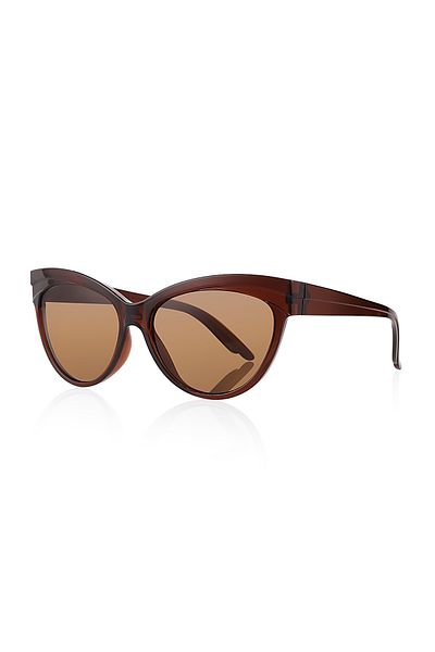 Kinary Cat Eye Brown Sunglasses 1006