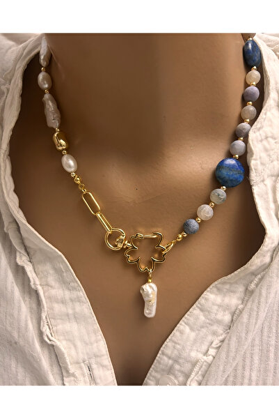 Home Barok İnci Lapis Kolye