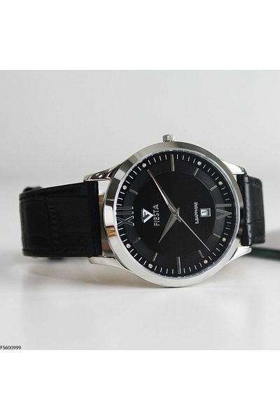 Fiesta Fs600999 Men's Wrist Watch with Leather Band