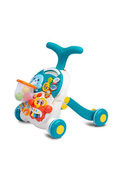 TOYZ 2-in-1 Baby Walker and Activity Table Toyz Sparq, Turquoise