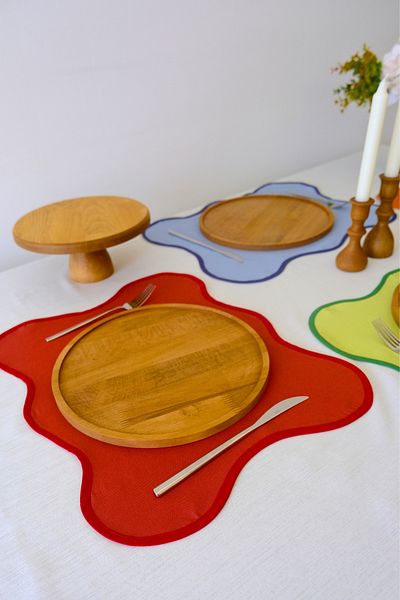 Yakacihome 4-Piece Mix Flow Duck Linen Washable Stain-Proof Piping Supla American Service 40X50 cm