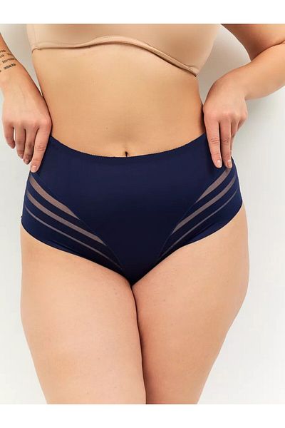 MİSTİRİK Model Paranto Full Gatherer Curve Model Chiloți relaxați fără urme Culoare bleumarin