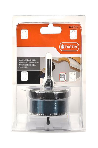 Tactix 7-Piece Circular Hole Saw Set