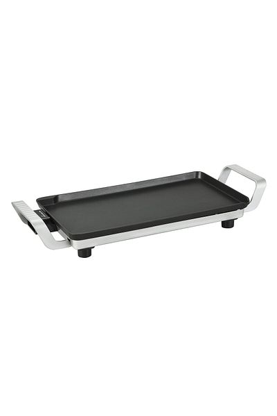 FRAM Gratar electric FRAM FEG-F2500SL, 2500W, invelis antiaderent, 52x26 cm, Negru/Argintiu