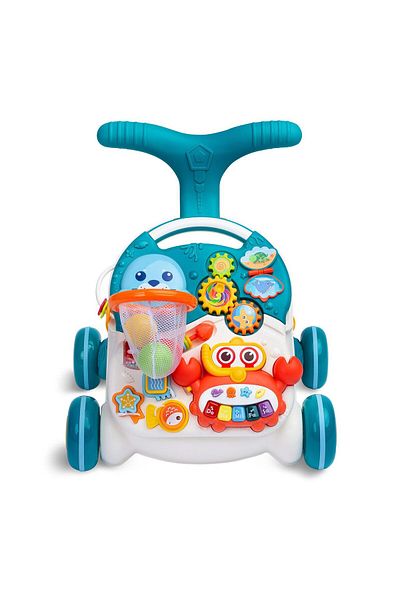 TOYZ 2-in-1 Baby Walker and Activity Table Toyz Sparq, Turquoise