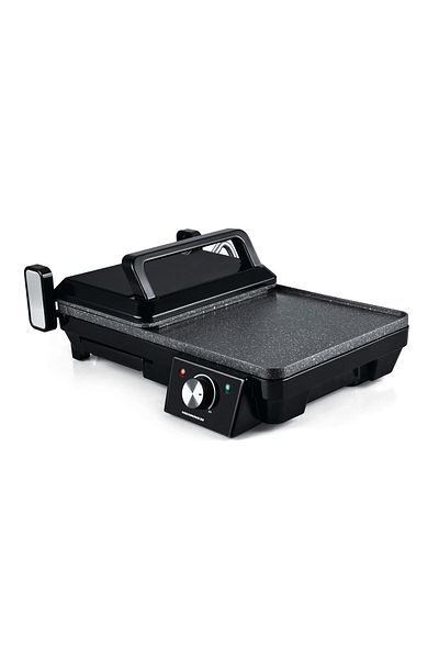 Heinner Heinner HEG-F20002P electric grill, 2000 W, 180° opening, non-stick marble coating, Black