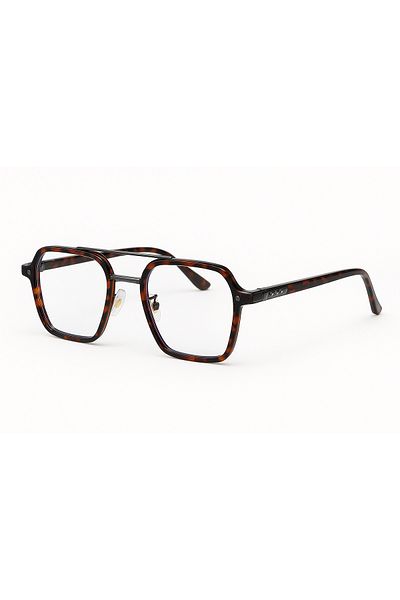 LUNOX Leopard Metal Blue Light Protection Computer Screen Glasses
