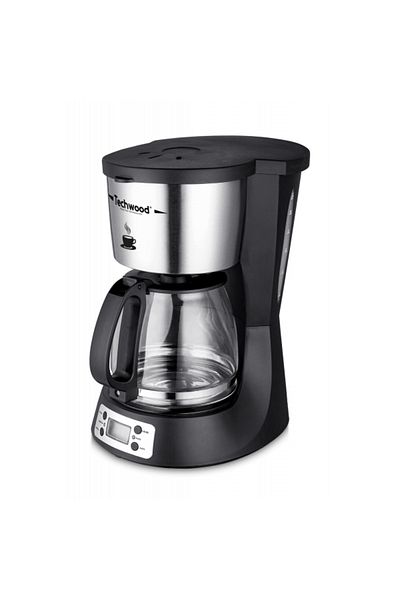 Techwood Kávovar TCA-1296, programovatelný, 1,5 l, 1000 W, udržování teploty, nerezová ocel