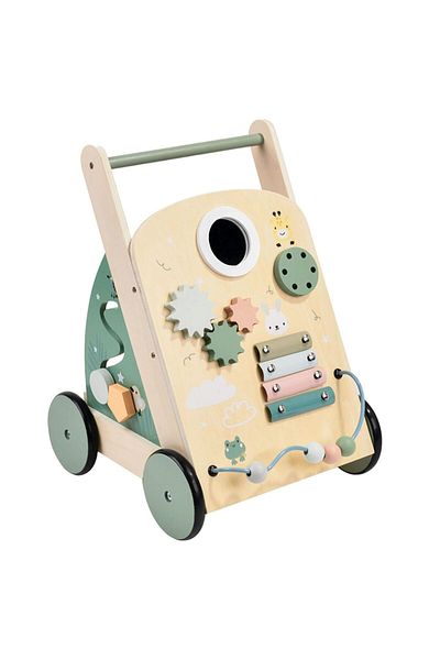 Factory Price Montessori Wooden Activity Walker with Busy Board for Toddlers - A