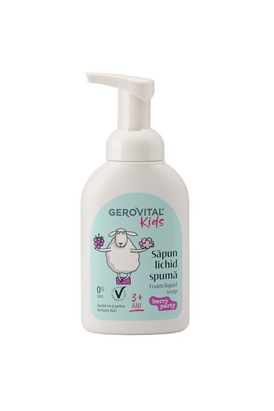 GEROVITAL Liquid Foam Soap Gerovital Kids Berry Party, 300 ml