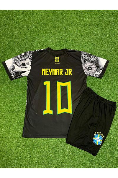 Lion Spor Tricou pentru copii Brazilia Neymar Jr Special Concept (GRI) LION