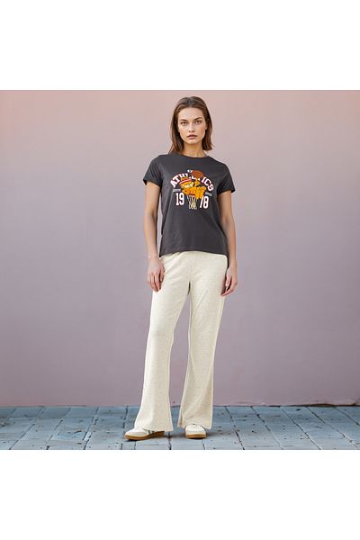 SP Characters Garfield Print T-shirt with Crew Neck