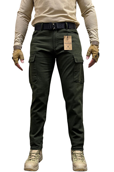 Polviton Ανδρικό παντελόνι Cargo Tactical Combat με πλαϊνές τσέπες