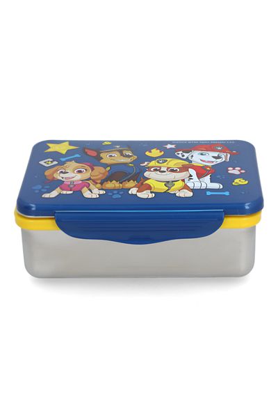 Stor Stainless Steel Rectangular Paw Patrol Themed Lunch Box Blue and Grey 193ml