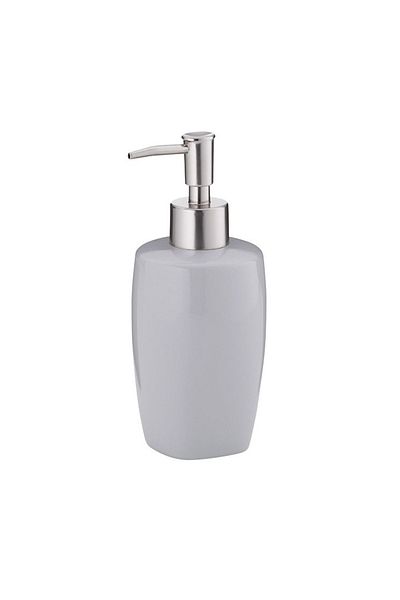 Kela LANDORA soap dispenser, gray ceramic