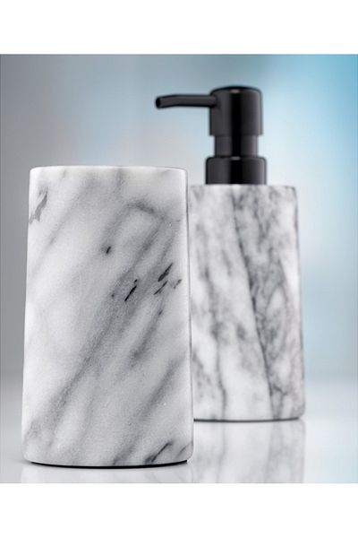 Kela VARDA marble soap dispenser