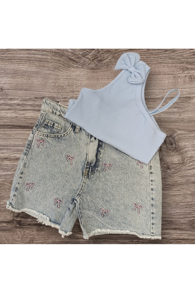 Ake Butik kız çocuk kot şort