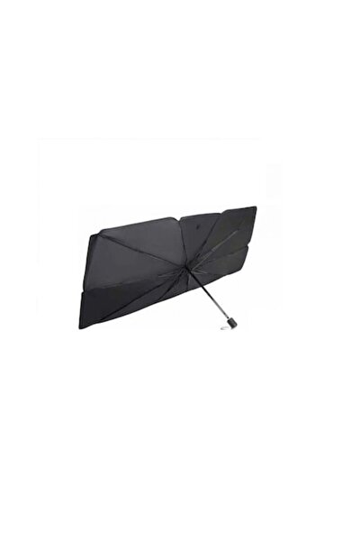 OEM Umbrelă de soare pliabilă pentru mașină, negru-argintiu, Esmartgadget, 14...