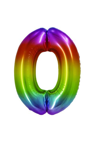 daço Foil Balloon Figure 0 Rainbow Daco, 85 cm