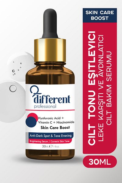 DİFFERENT PROFESİONAL Skin Tone Equalizing Anti-Blemish and Brightening Skin Care Serum 30ml
