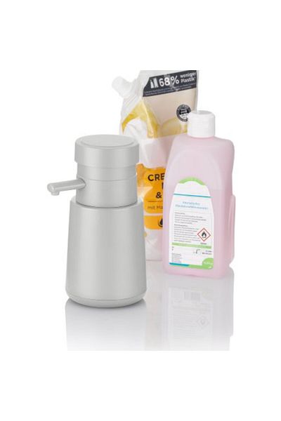 Kela Soap and disinfectant dispenser AURIE 450 ml silver
