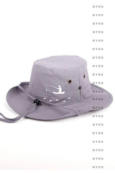 GYES Safari Fisherman Printed Hat Unisex Foldable Standard Size