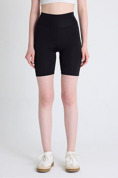 Rays Black Biker Shorts 3006