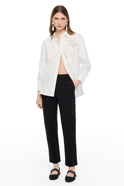 Perspective Black Denim Slim Fit High Waist Denim