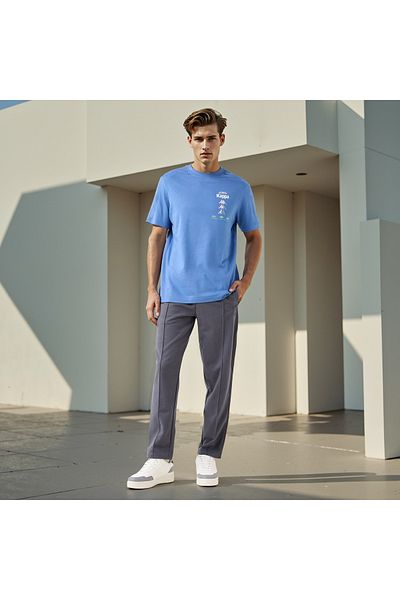 Kappa Kappa Panelled Track Pants with Drawstring Closure and Pockets