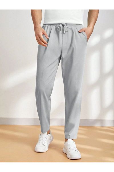 GENIUS STORE Мъжки панталони Jogger с еластична талия Панталон с джобове MEN-JOGGER