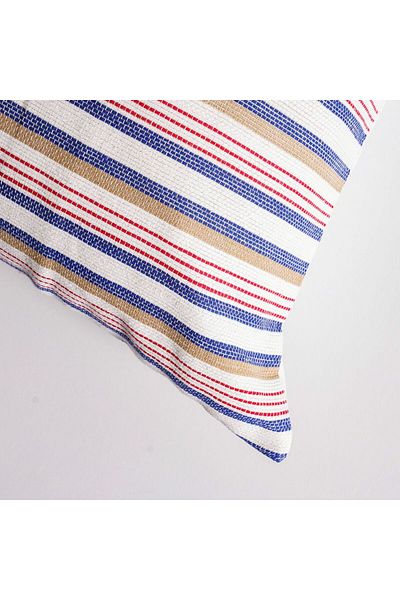 Danube Home Gleam Yarn Dyed Cushion Cover - Multi-Color - 45x45 cm | Cotton Couch Pillow Cover 811500137767