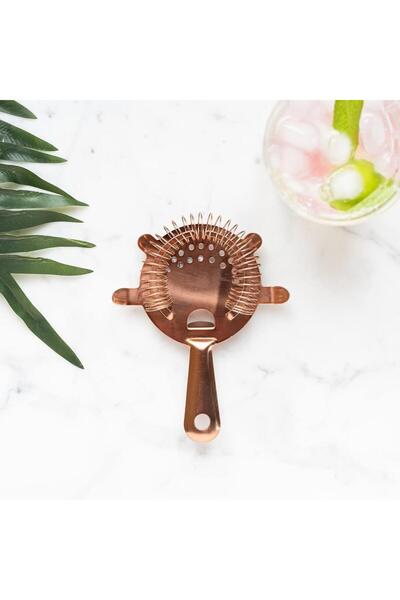 Globy Bar Cocktail Strainer Copper